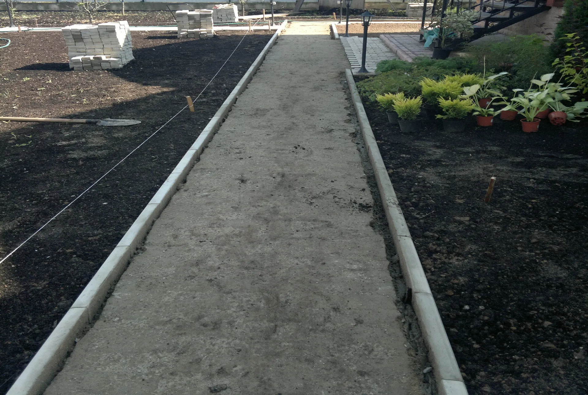 Установка дорожных бордюров в Томске и Томской области